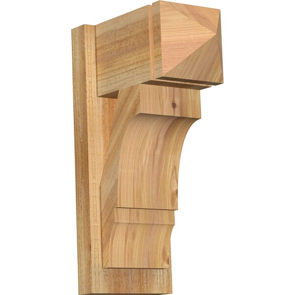 Ekena Millwork Balboa Arts & Crafts Rough Sawn Outlooker, Western Red Cedar, 8"W x 14"D x 22"H OUT08X14X22BOA03RWR - main